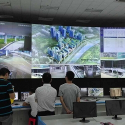 深圳某科技生态园区监控中心