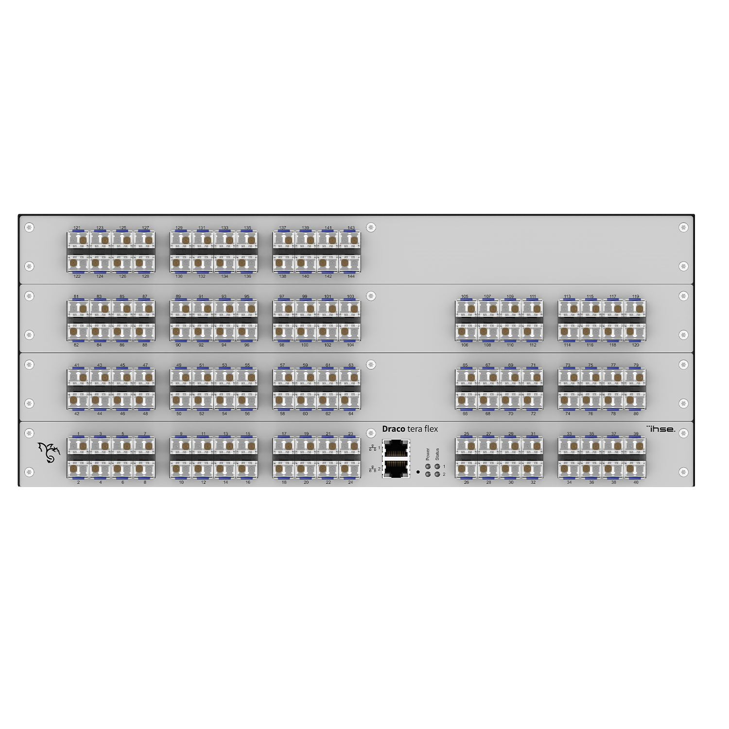 光口144 光纤KVM矩阵 切换器