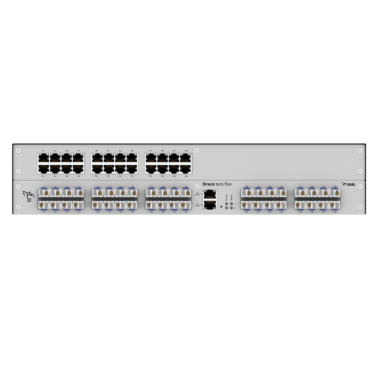 高速-40光24网-光纤KVM矩阵切换器